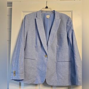 NWOT J. Crew Women's Sky Blue Blazer Size 20